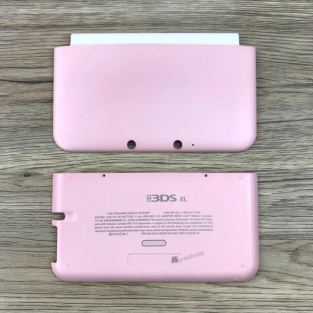 Blue Black Pink Replacement Faceplate Housing Shell Case For 3DS XL 3DS LL Console Shell Cover Top Bottom Case Game Accessories