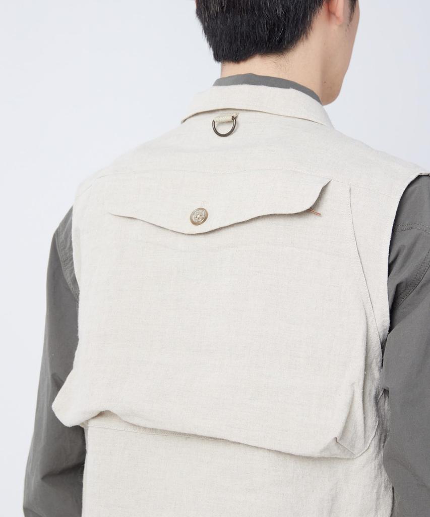 Snow Peak Tailored Fishing Vest Outerwear Vest XL BEIGE SPTL-JK-26SU901 Mid-layer Men's Women's
