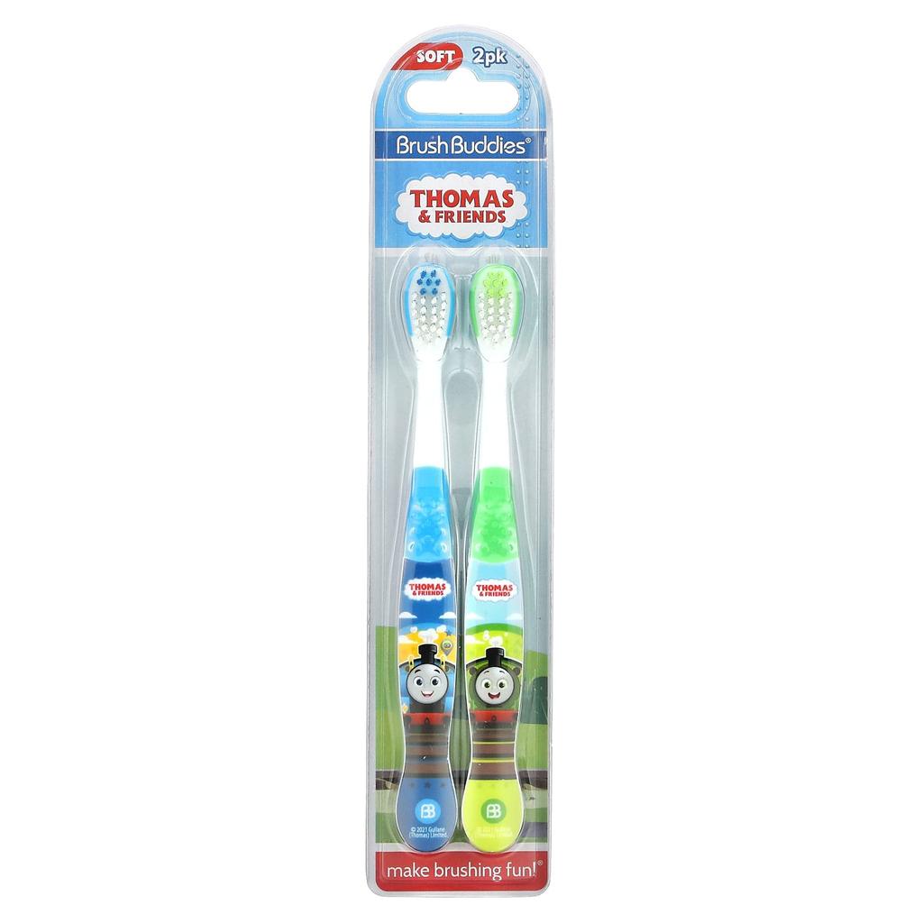 Brush Buddies Thomas and Friends Toothbrushes, Pack of 2