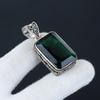 Green Tourmaline Gemstone Silver Pendant In 925 Sterling Silver- Handmade Design, Everyday Wear Jewelry, Unique Pendant Wadding Gift