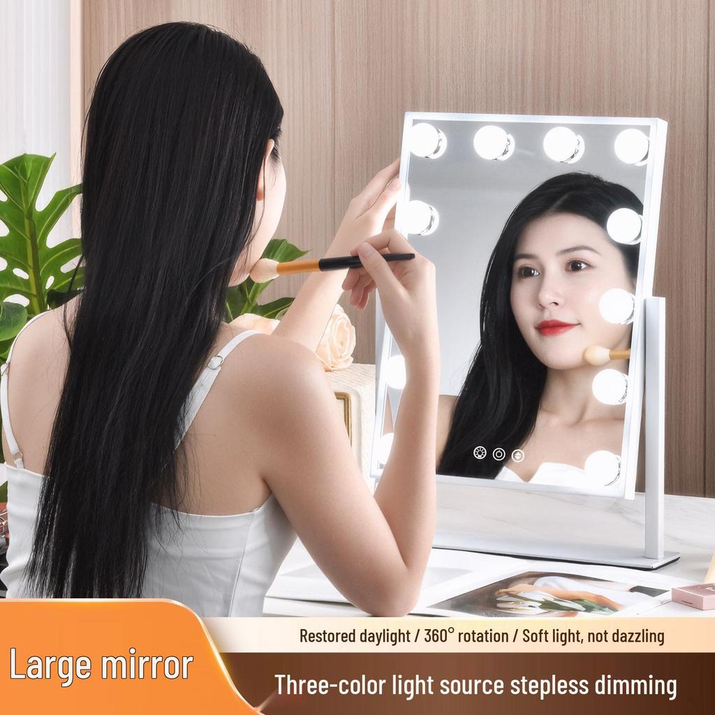 Hollywood Smart Desktop Vanity Mirror with Light for Professional Makeup Artists