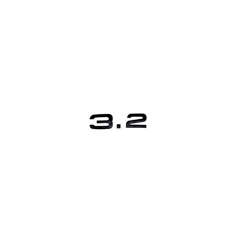 3D ABS 2.4 3.2 3.6 4.2 Letter Car Rear Trunk Tailgate Fender Door Badge Emblem Adhesive Sticker For Hot A4 A5 A6 A7 A8 Q3 Q5 Q7