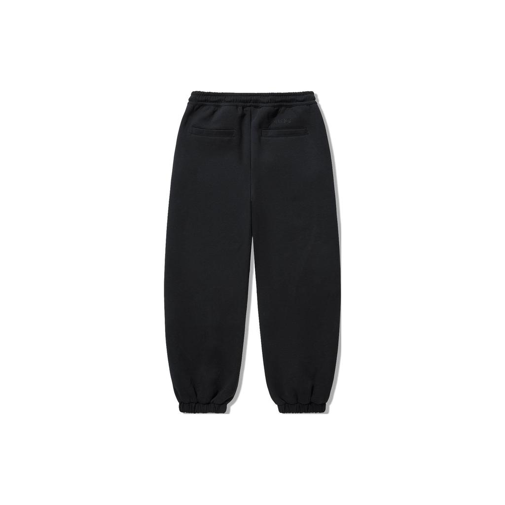 Спортивные брюки Li Ning Reignite Series однотонные свободного кроя из светоотражающего трикотажа женские черные AKLU232-2