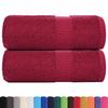 VidaXL Washcloths 2 Pieces FROGN Bordeaux 30 X 30 Cm 100% Cotton 136728