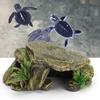 Turtle Reptile Habitat Hiding Caves Aquarium Fish Tank Amphibious Vivid Safe Shelters