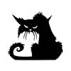 Хэллоуин Черный Кот Водонепроницаемый Стикер Стены DIY Домашняя Дверь Спальня