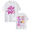 KPop Demon Hunters Saja Boys T-shirt Harajuku O-neck Casual Shirt Gift Men Women Short Sleeve Oversized Y2k Male Female Clothing