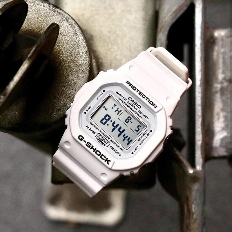 Casio Мужские часы серии G-SQUAD Серые DW-5600MW-7 DW-5600MW-7