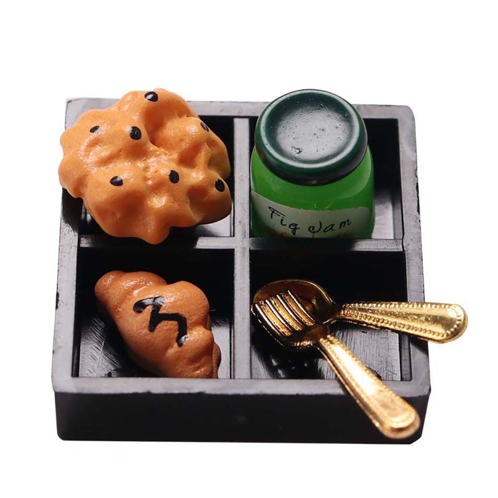 Scene Model Photo Props Doll Accessories Simulation Food Toy Miniature Snack Drink Dollhouse Bento