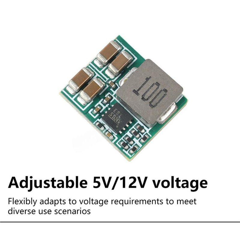 ABBP-MINI 2-8S BEC Voltage Regulator Module 5V/12V Output 6V-35V Input Step-Down Switch Module RC FPV Racing Drone Voltage Regul