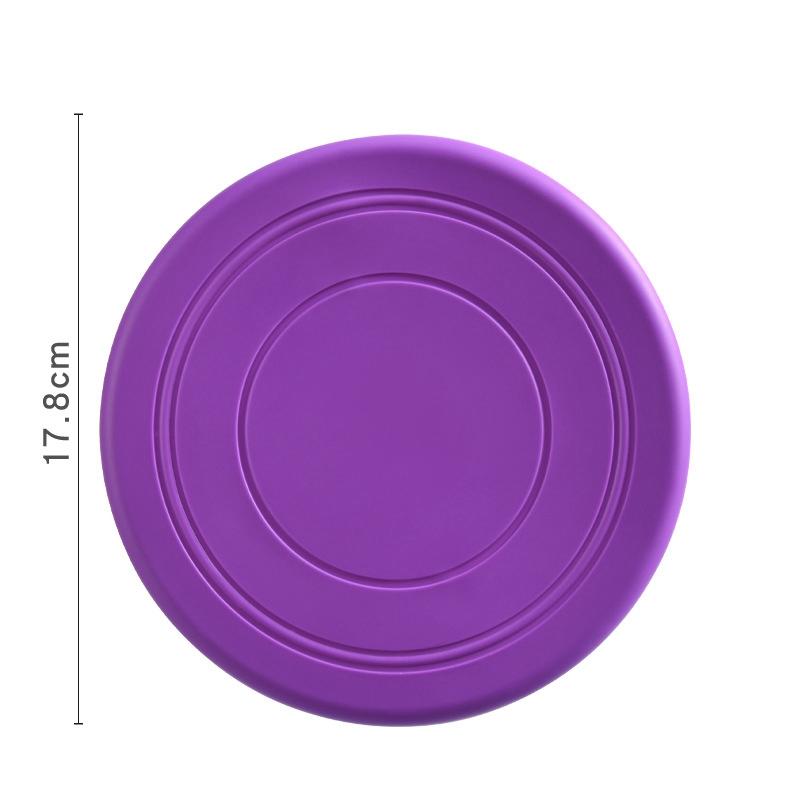17.8cm Pet Resistant Bite Floating Toy Game Flying Discs Interactive Dog Supplies Dog Toys Pet Flying Discs Puppy Training Toy