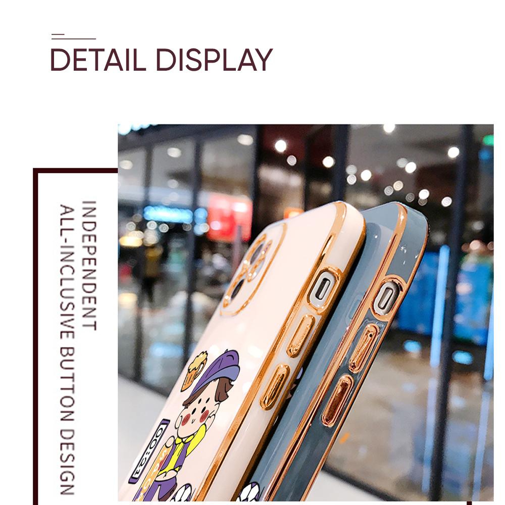 Красочные узоры печати с квадратными краями и узором корпуса с покрытием корпуса телефона Роскошное покрытие Мягкий чехол для телефона для Huawei Honor Xiaomi Redmi