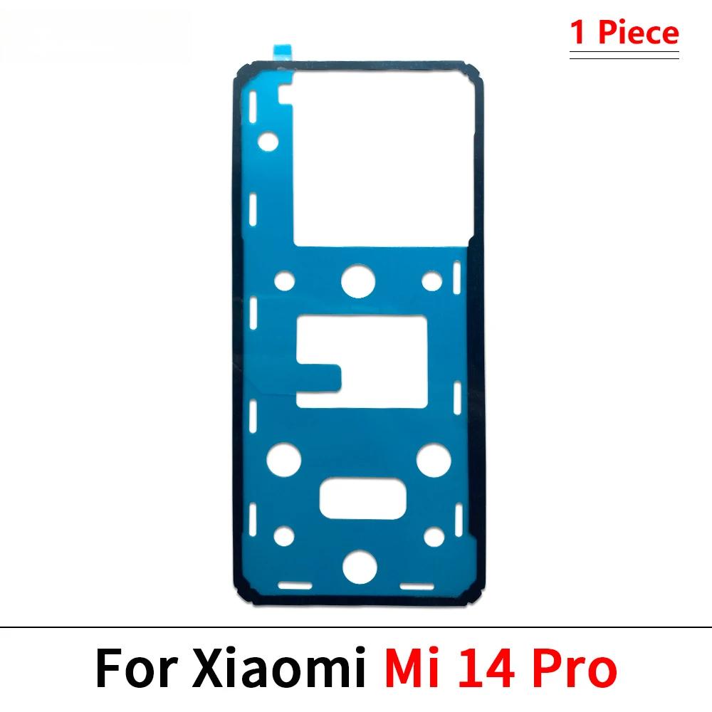 Новая клейкая наклейка на заднюю крышку для Xiaomi Mi 10 10T 11 11T 12 12T 13 13T 14 Pro Lite Водонепроницаемая наклейка на заднюю крышку