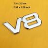 Металлическая наклейка-значок V8 на крыло Для V8 Racing Emblem Авто Для Автомобиля Мотоцикла Грузовика Внедорожника