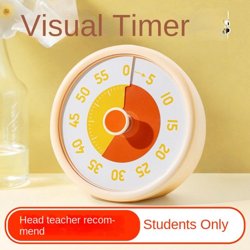Silent Visual Timer Time Manager Countdown Timer Cute Kitchen Timer Reminder Reading Room