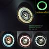 Модное украшение Круг Наклейки на крышку выключателя зажигания автомобиля Авто Светящиеся