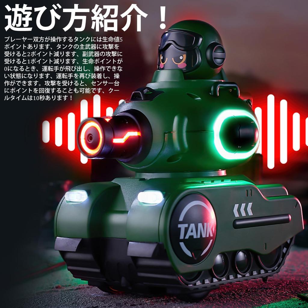 7JI Remote Control Toy Tank Remote Control Battle RC RC Car Toy for Two New Set of 2 Car, Mode, Car, Kids, Birthday, Christmas, Year's Gift,