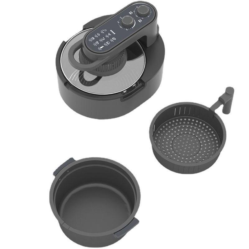 10л Домашняя аэрофритюрница с поворотным управлением, быстрая готовка на воздухе для семейного ужина