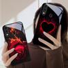 Яркая Огненная Роза Для Samsung Galaxy A20 A20s 21s A22 A23 A24 A25 A26 A42 A90 A50 A55 52s A56 A70 A71 72 стеклянный чехол для телефона