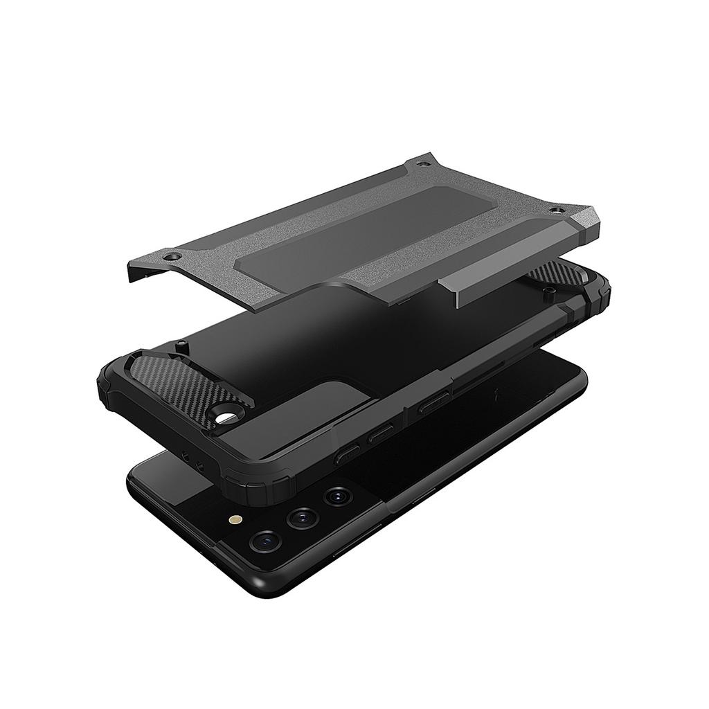 Чехол-гибрид для Samsung Galaxy S23+ — прочный синий защитный чехол от Hurtel