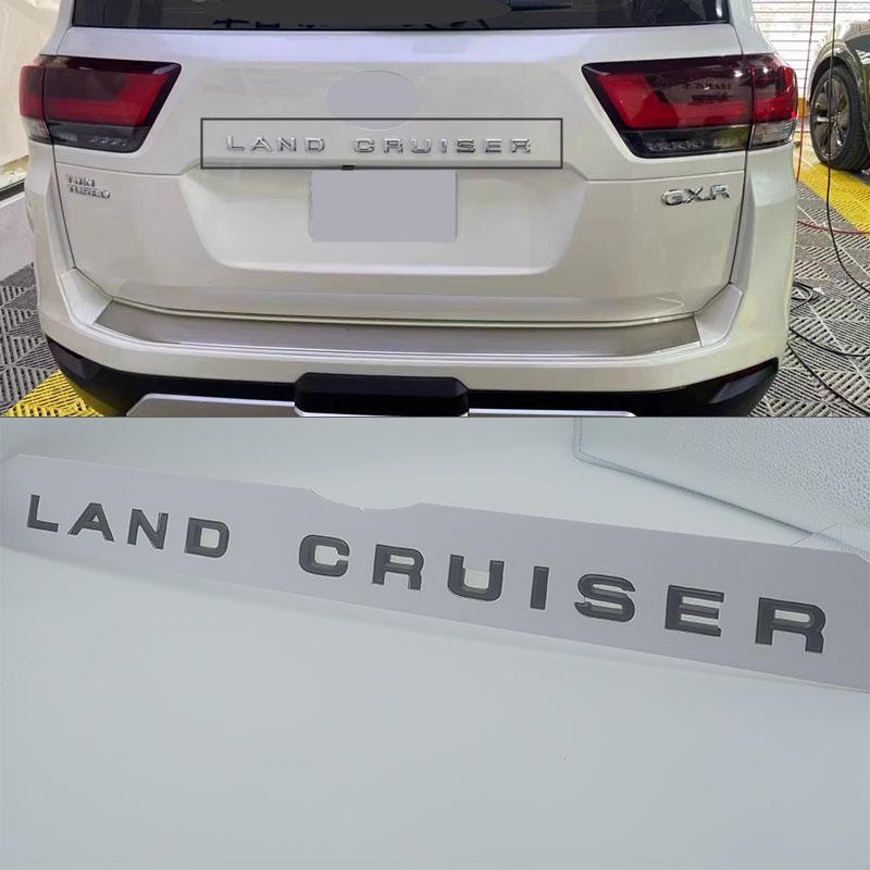 Pugzl8 Для Toyota Land Cruiser 300 Lc300 2021-2023 VXR GXR 3D Стикер с буквой Значок на заднюю дверь Эмблема Значок Модификация экстерьера эмблема