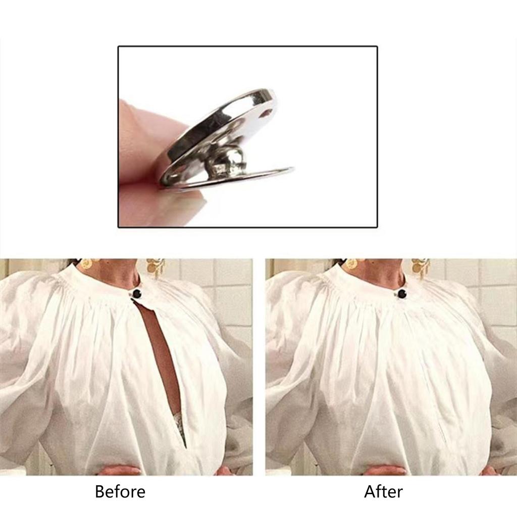 180PCS Sew On Snaps Button, Metal Snaps Fastener Press Studs Snap Fastener for Bag Clothes DIY Craft, 8mm/10mm/12mm/15mm