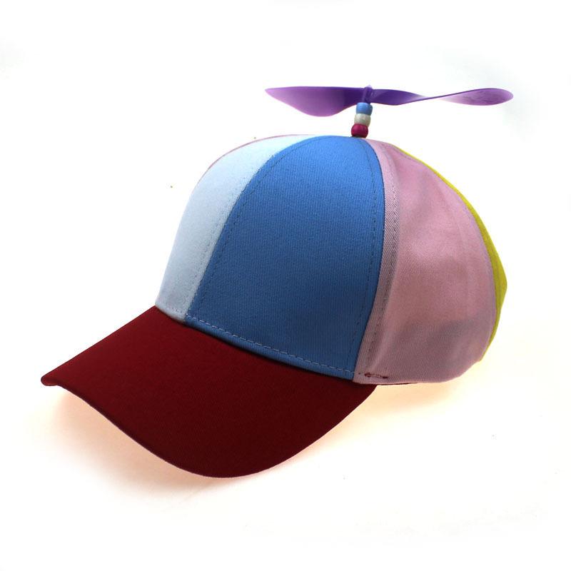 Detachable Propeller Baseball Cap: Sunshade Windmill Duckbill Hat for Spring and Summer
