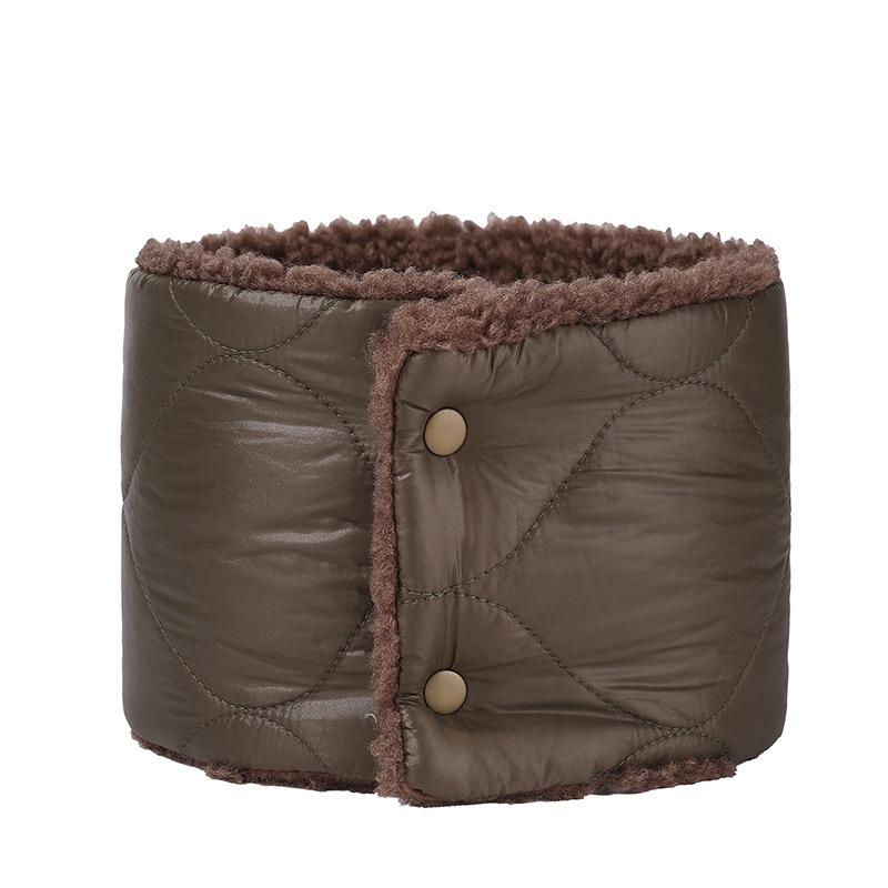New Thickened Scarf Winter Velvet Neck Protection Scarf Warm Outdoor Double-sided Fashion Neck Cover Ski Windproof