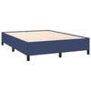 Maison Exclusive - Sommier à lattes de lit avec matelas Bleu 140x200 cm Tissu