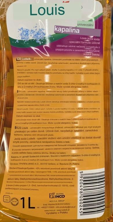 Ludwik universal floor cleaner, orange, 1l