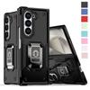 Armor Heavy Duty Defender Case for Samsung Galaxy Z Fold 6 5 4 Shockproof Cover Metal Ring Magnetic Stand Full Protective Cover