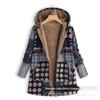 Women's Winter Oversized Fluffy Retro Hooded Coat