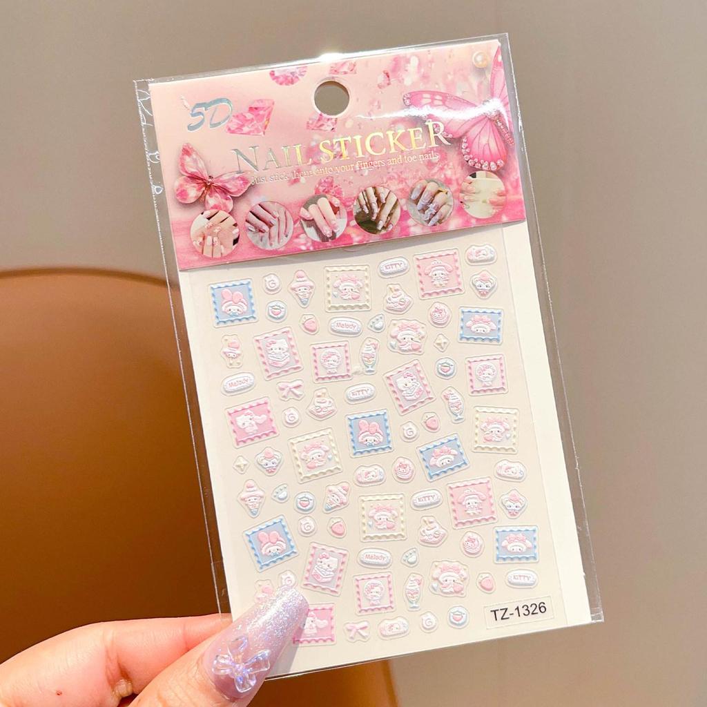 Милые мультяшные наклейки Куроми для детей - Дизайны с Мелоди, KT, Животными