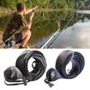 6/8Pcs 170CM Fishing Rod Sleeve with Lanyard PET Scalable Braided Mesh Fishing Rod Cover Foldable Stretch Fishing Pole Protector Fishing Accessories
