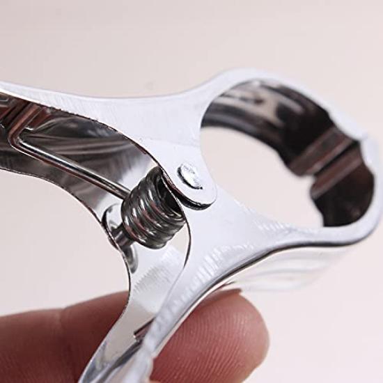 ASK Нержавеющая сталь Упаковка Ржавчина Прачечная В помещении На открытом воздухе 6 Прищепок типа А, Средние, 9 см, 20, Зажимы, Щипок, Устойчивые, Прочные, Ветрозащитные,