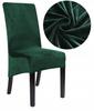 Cover For Sloping Chair Xxl, Dark Green Velvet