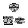 2-7pcs/set Punk Animal Enamel Pins Rock Cats Flork Coffee Brooch Overthink Gothic Raven Badges Cool Slang Cowgirl Jewelry