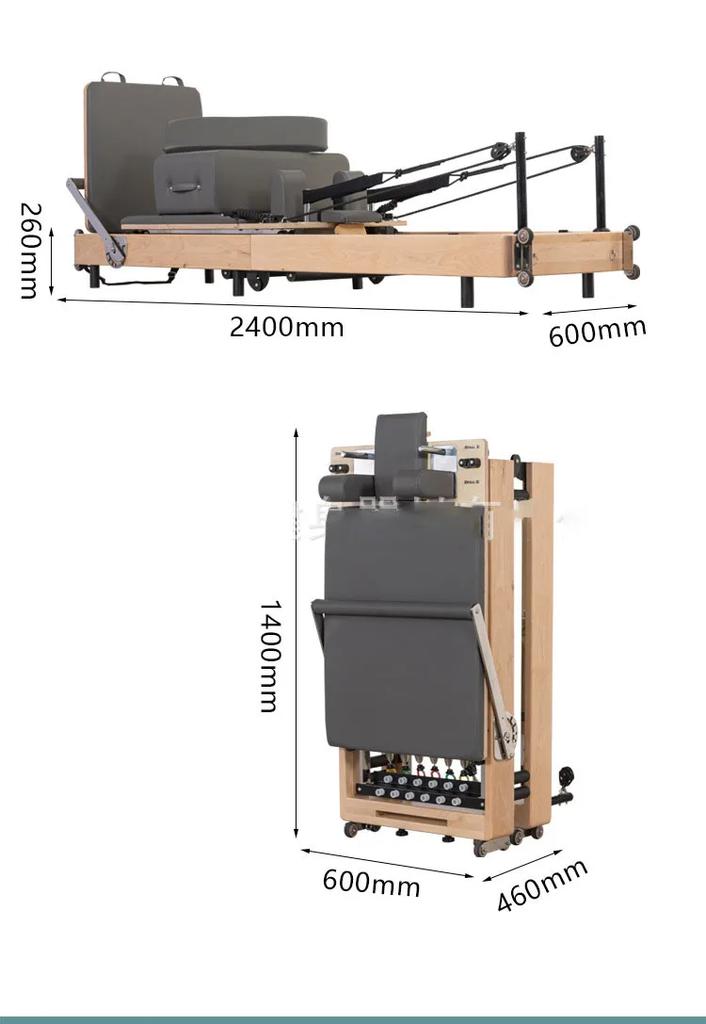 Пилатес раскладная кровать Фитнес-оборудование Йога-студия Тренажерный зал Пилатес реформер Лестница Частный клуб Домашний бодибилдинг Упражнение