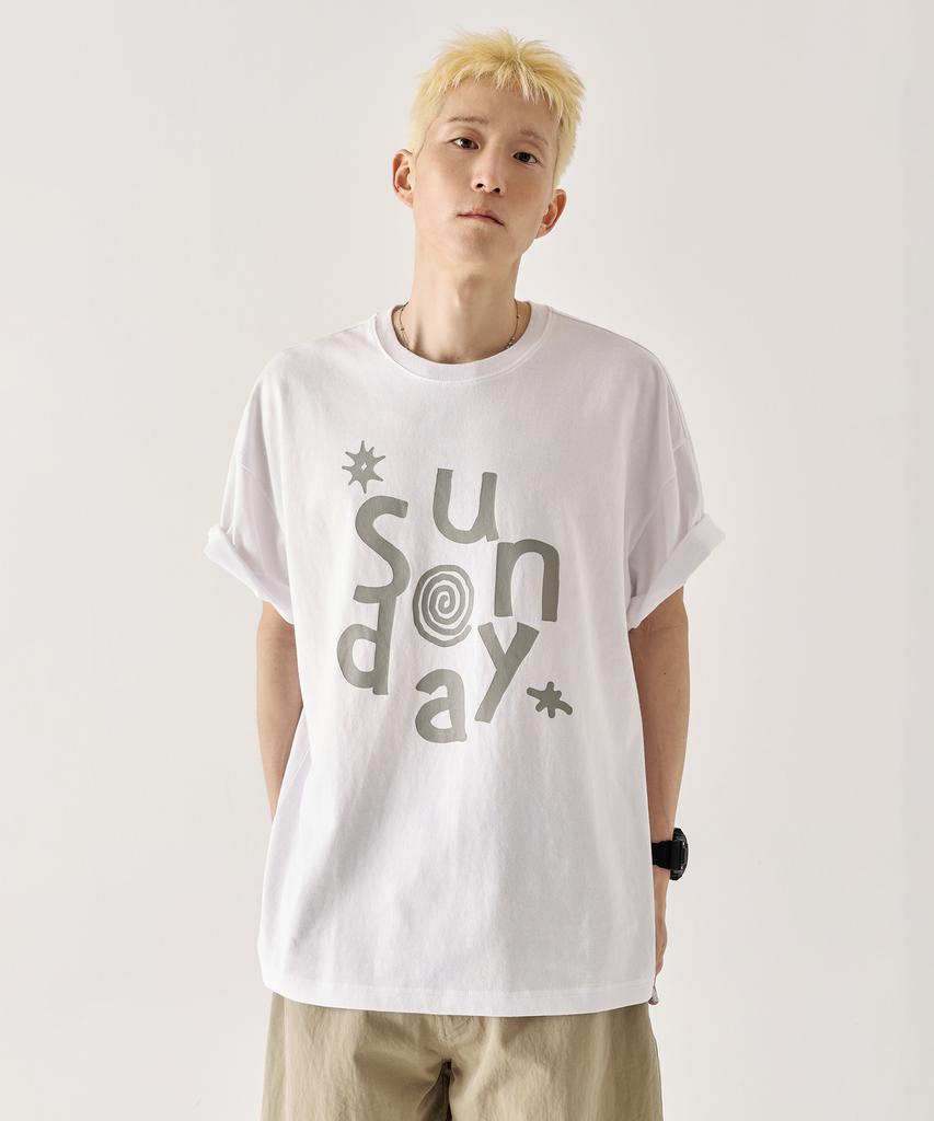 KIIMUIR Sunday Vibe Short Sleeve T-Shirt_White