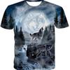 Мужская футболка с круглым вырезом и 3D цифровой печатью, модная футболка с коротким рукавом