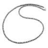 Terahertz Ore Mirror Easy To Magnetic Length Approximately 60cm Necklace, Cut, 4mm, Light, Sparkling, Wear, Type,