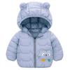 Детские легкие пуховики с капюшоном для мальчиков и малышей, теплая верхняя одежда, осенние пальто для девочек, повседневная одежда с рисунком динозавра