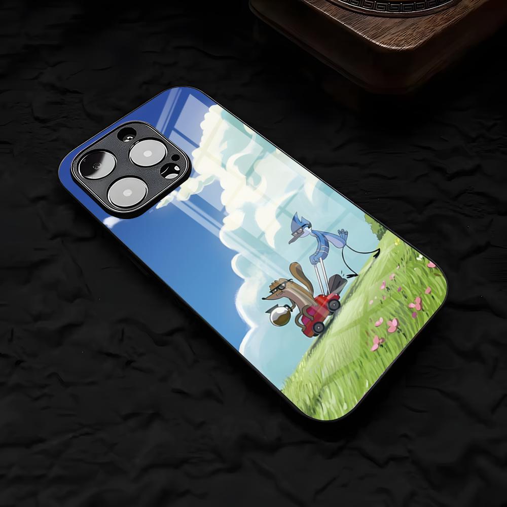 R-Regular-S-Show SEPhone Case For IPhone 17 Air 16 E Pro Max 15 14 13 Mini 12 Pro 11 Max Plus Black Glass Cover