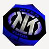 1pc I-Internazionale Milano (12) Umbrella, Sun Protection, And UV Shielding. It Has Eight Sturdy Ribs for Outdoor Use And Perfect As a Holiday Gift