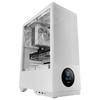 Boîtier PC ATX - TACENS - SAGITTA20 - Écran LED - 3 Ventilateurs 120 Mm - Verre Trempé Blanc