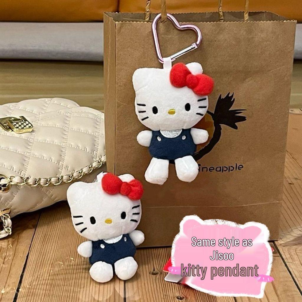 Брелок-подвеска в форме сердца Hello Kitty - Унисекс Милая Дофаминовая Кукла