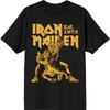 Iron Maiden T-Shirt: Est. 1975 Claw Yellow Graphic (Black) OFFICIAL NEW