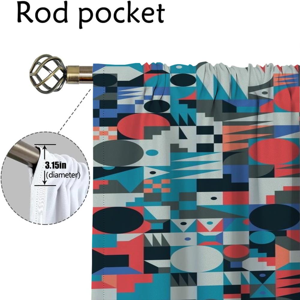 Элегантные шторы для гостиной, расписной дизайн, украшение на Хэллоуин, тюль для спальни, занавески для окна, 2 шт.