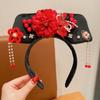 Bow Chinese Style Headwear Flower Hanfu Hair Clip Classical Ancient Style Headband  Children
