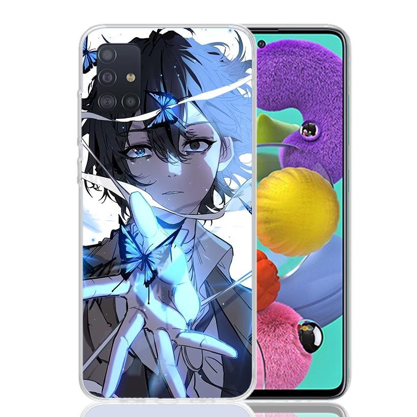 Bungo Stray Dogs Чехол для телефона Дазай для Samsung Galaxy A52 A32 A22 A12 A02S A50S A30S A51 A31 AA71 Note 20 Ultra 10 S10 Plus Galax